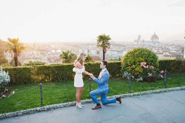 Surprise Proposal Photographer in Florence