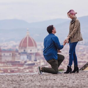 Surprise Proposal Photographer in Florence