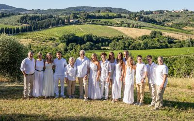 Large Family Portraits in Tuscany